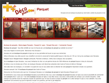 Tablet Screenshot of destokage-parquets.com